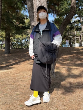 「ISOOK（アイスー）のアイテム（スウェット）」を使った、きな☆ki_naさん（レディース・153cm）の春コーディネート