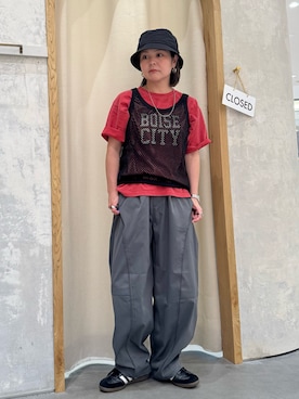 「CIAOPANIC TYPY（チャオパニックティピー）のアイテム（トップス）」を使った、きな☆ki_naさん（レディース・153cm）の夏コーディネート