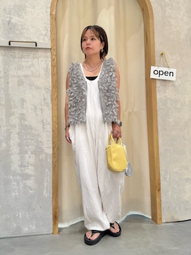 「アイテム（オールインワン・サロペット）」を使った、きな☆ki_naさん（レディース・153cm）の夏コーディネート