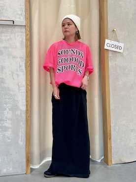 「CIAOPANIC TYPY（チャオパニックティピー）のアイテム（帽子）」を使った、きな☆ki_naさん（レディース・153cm）の夏コーディネート