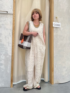「CIAOPANIC TYPY（チャオパニックティピー）のアイテム（バッグ）」を使った、きな☆ki_naさん（レディース・153cm）の夏コーディネート