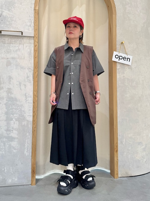 【UNISEX】ポコポコ半袖無地シャツ
