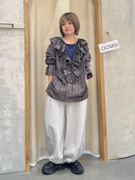 「etsinta（エシンタ）のアイテム」を使った、きな☆ki_naさん（レディース・153cm）の秋コーディネート