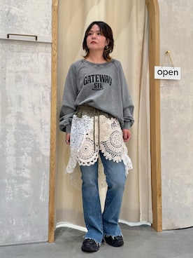 「etsinta（エシンタ）のアイテム」を使った、きな☆ki_naさん（レディース・153cm）の冬コーディネート