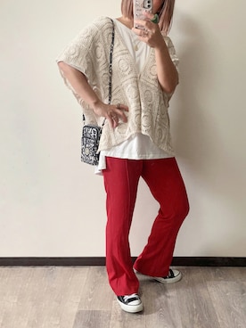 「MATCH&more（マッチアンドモア）のアイテム」を使った、きな☆ki_naさん（レディース・153cm）の秋コーディネート