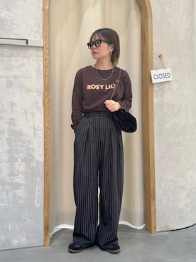 「アイテム（トートバッグ）」を使った、きな☆ki_naさん（レディース・153cm）の秋コーディネート