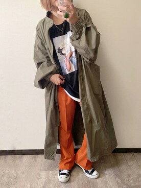 「CFT.（シフト）のアイテム（アクセサリー）」を使った、きな☆ki_naさん（レディース・153cm）の秋コーディネート