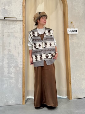 「アイテム（ワンピース/ドレス）」を使った、きな☆ki_naさん（レディース・153cm）の秋コーディネート