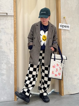 「アイテム（PC・スマホグッズ/家電）」を使った、きな☆ki_naさん（レディース・153cm）の冬コーディネート