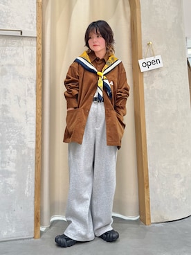 「GEVACO（ゲバコ）のアイテム」を使った、きな☆ki_naさん（レディース・153cm）の冬コーディネート