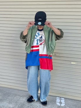 「アイテム（ブルゾン）」を使った、きな☆ki_naさん（レディース・153cm）の秋コーディネート