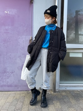 「CANAL JEAN（キャナルジーン）のアイテム」を使った、きな☆ki_naさん（骨格ストレート・レディース・153cm）の冬コーディネート