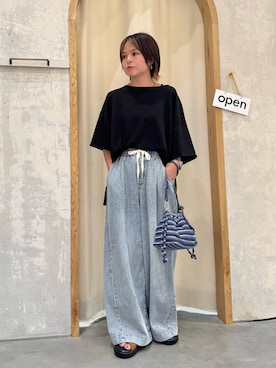 「アイテム（サンダル）」を使った、きな☆ki_naさん（レディース・153cm）の夏コーディネート