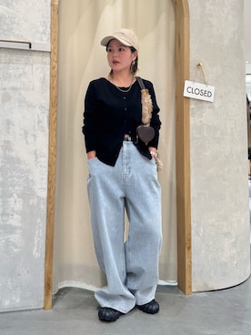 「アイテム（パンツ）」を使った、きな☆ki_naさん（レディース・153cm）の冬コーディネート