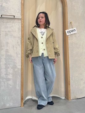 「CIAOPANIC TYPY（チャオパニックティピー）のアイテム（トップス）」を使った、きな☆ki_naさん（レディース・153cm）の春コーディネート