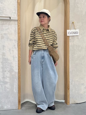 「アイテム（トートバッグ）」を使った、きな☆ki_naさん（レディース・153cm）の秋コーディネート