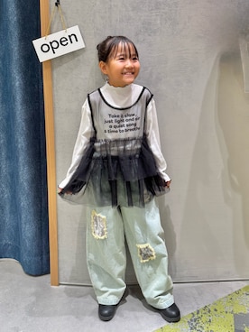 きな☆ki_naさん（キッズ・123cm）の冬コーディネート