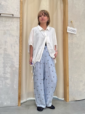「CIAOPANIC TYPY（チャオパニックティピー）のアイテム（トップス）」を使った、きな☆ki_naさん（レディース・153cm）の夏コーディネート