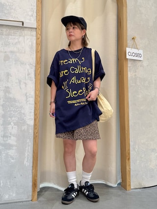 「CIAOPANIC TYPY(チャオパニックティピー)の【UNISEX】アソート落書きBIGロゴTEE(Tシャツ/カットソー)」を使った、きな☆ki_naさん(レディース・153cm)の秋コーディネート
