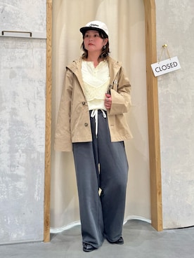 「CIAOPANIC TYPY（チャオパニックティピー）のアイテム（パンツ）」を使った、きな☆ki_naさん（レディース・153cm）の春コーディネート