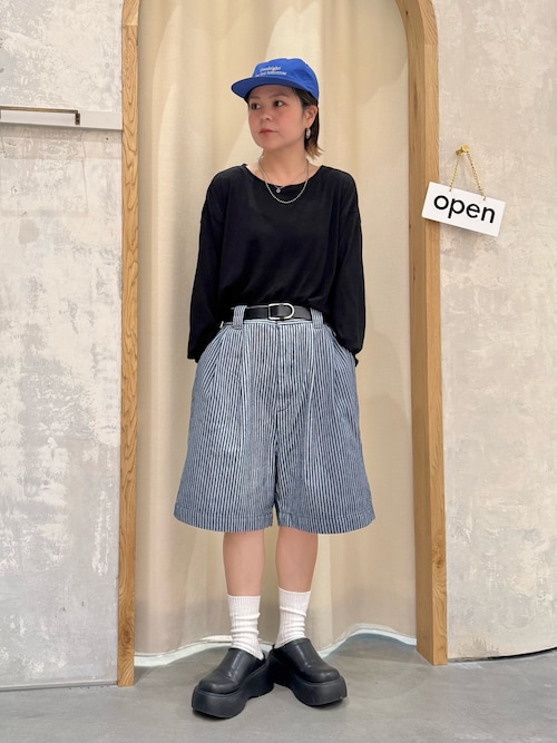 【GEVACO】10ozデニムハーフタックパンツ