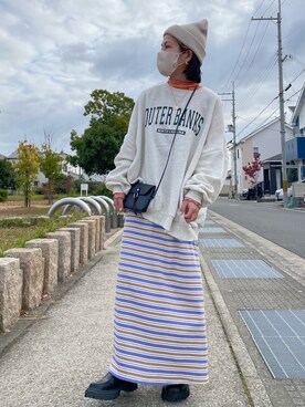 「CANAL JEAN（キャナルジーン）のアイテム」を使った、きな☆ki_naさん（骨格ストレート・レディース・153cm）の秋コーディネート