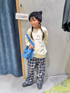 「アイテム（バッグ）」を使った、きな☆ki_naさん（キッズ・123cm）の秋コーディネート