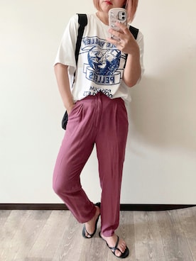 「DAISO（DAISO）のアイテム」を使った、きな☆ki_naさん（レディース・153cm）の夏コーディネート
