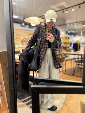 「アイテム（テーラードジャケット）」を使った、きな☆ki_naさん（レディース・153cm）の冬コーディネート