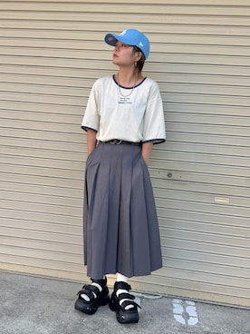「アイテム（ファッション雑貨）」を使った、きな☆ki_naさん（レディース・153cm・40代）の夏コーディネート