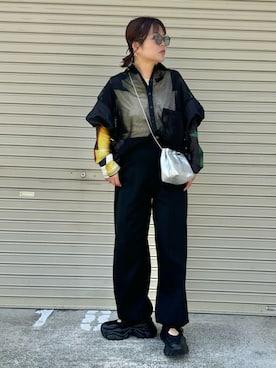 「each（イーチ）のアイテム」を使った、きな☆ki_naさん（レディース・153cm）の春コーディネート
