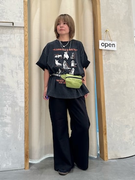 「CIAOPANIC TYPY（チャオパニックティピー）のアイテム（パンツ）」を使った、きな☆ki_naさん（レディース・153cm）の夏コーディネート