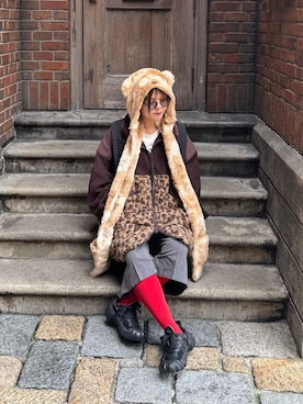 「etsinta（エシンタ）のアイテム」を使った、きな☆ki_naさん（レディース・153cm）の冬コーディネート