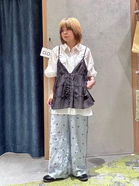 「CIAOPANIC TYPY（チャオパニックティピー）のアイテム（トップス）」を使った、きな☆ki_naさん（レディース・153cm）の夏コーディネート
