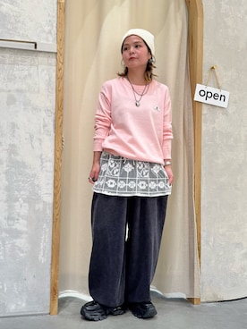 「CIAOPANIC TYPY（チャオパニックティピー）のアイテム（帽子）」を使った、きな☆ki_naさん（レディース・153cm）の冬コーディネート