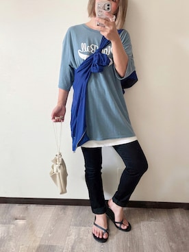 「DAISO（DAISO）のアイテム」を使った、きな☆ki_naさん（レディース・153cm）の夏コーディネート