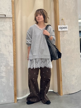 「CIAOPANIC TYPY（チャオパニックティピー）のアイテム」を使った、きな☆ki_naさん（レディース・153cm）の秋コーディネート