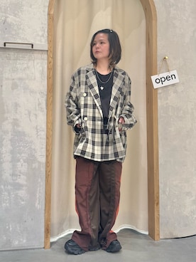 「etsinta（エシンタ）のアイテム」を使った、きな☆ki_naさん（レディース・153cm）の春コーディネート