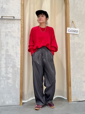 「アイテム（ニット/セーター）」を使った、きな☆ki_naさん（レディース・153cm）の秋コーディネート