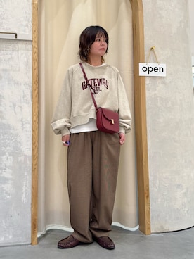 「アイテム（トップス）」を使った、きな☆ki_naさん（レディース・153cm）の冬コーディネート