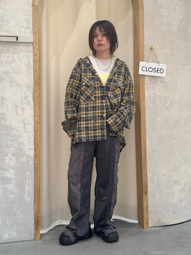 「アイテム（Tシャツ/カットソー）」を使った、きな☆ki_naさん（レディース・153cm）の秋コーディネート