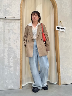 「アイテム（ハンドバッグ）」を使った、きな☆ki_naさん（レディース・153cm）の秋コーディネート