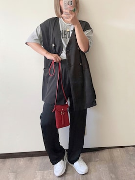 「rectangle（レクタングル）のアイテム」を使った、きな☆ki_naさん（レディース・153cm）の夏コーディネート