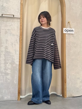 「GEVACO（ゲバコ）のアイテム」を使った、きな☆ki_naさん（レディース・153cm）の冬コーディネート