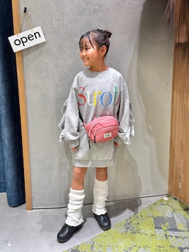 きな☆ki_naさん（キッズ・123cm）の冬コーディネート