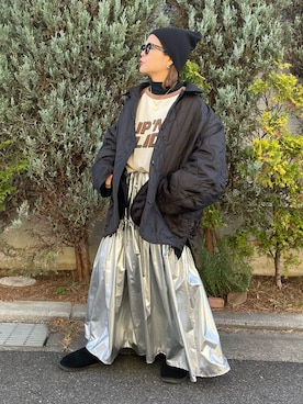 「CANAL JEAN（キャナルジーン）のアイテム」を使った、きな☆ki_naさん（骨格ストレート・レディース・153cm）の冬コーディネート