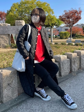 「coca（coca）（コカ）のアイテム」を使った、きな☆ki_naさん（骨格ストレート・レディース・153cm）の秋コーディネート