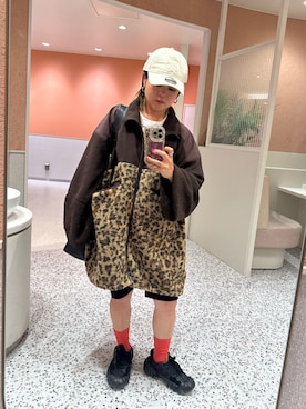 「アイテム（ブルゾン）」を使った、きな☆ki_naさん（レディース・153cm）の秋コーディネート