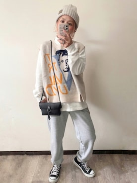 「CFT.（シフト）のアイテム（アクセサリー）」を使った、きな☆ki_naさん（レディース・153cm）の秋コーディネート