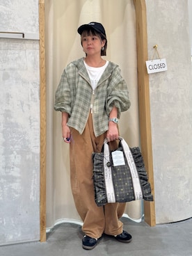 「CIAOPANIC TYPY（チャオパニックティピー）のアイテム（その他パンツ）」を使った、きな☆ki_naさん（レディース・153cm）の秋コーディネート